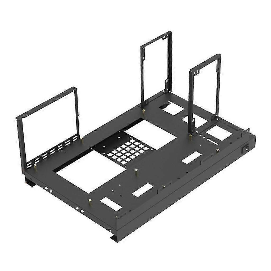 25-26 Mining Rig Frame for GPU Aluminum Open Miner Rig Case Rack for Mining Frame