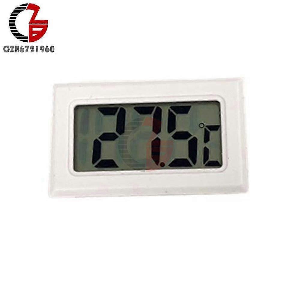 Tpm-10 Fy-10 Led Digital Temperature Sensor Meter Detector Tester 5v 12v For Car Indoor Bath Incubator Embeded White