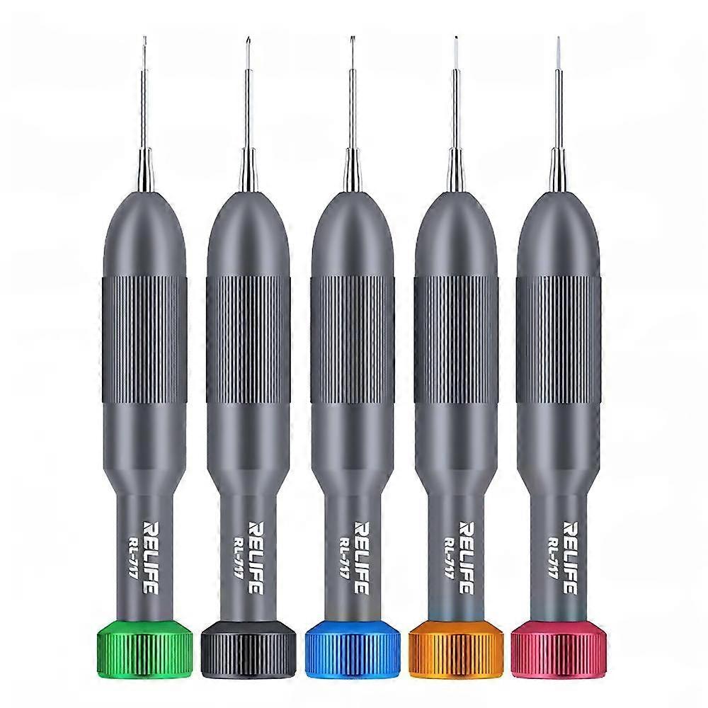 RELIFE RL-717 Rocket-Head Screwdrivers for Disassembling and Repairing (5 in 1 Set)