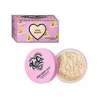 Banana color 24g24g girl's heart oil control makeup loose powder light matte breathable facial makeup loose powder refreshing batch