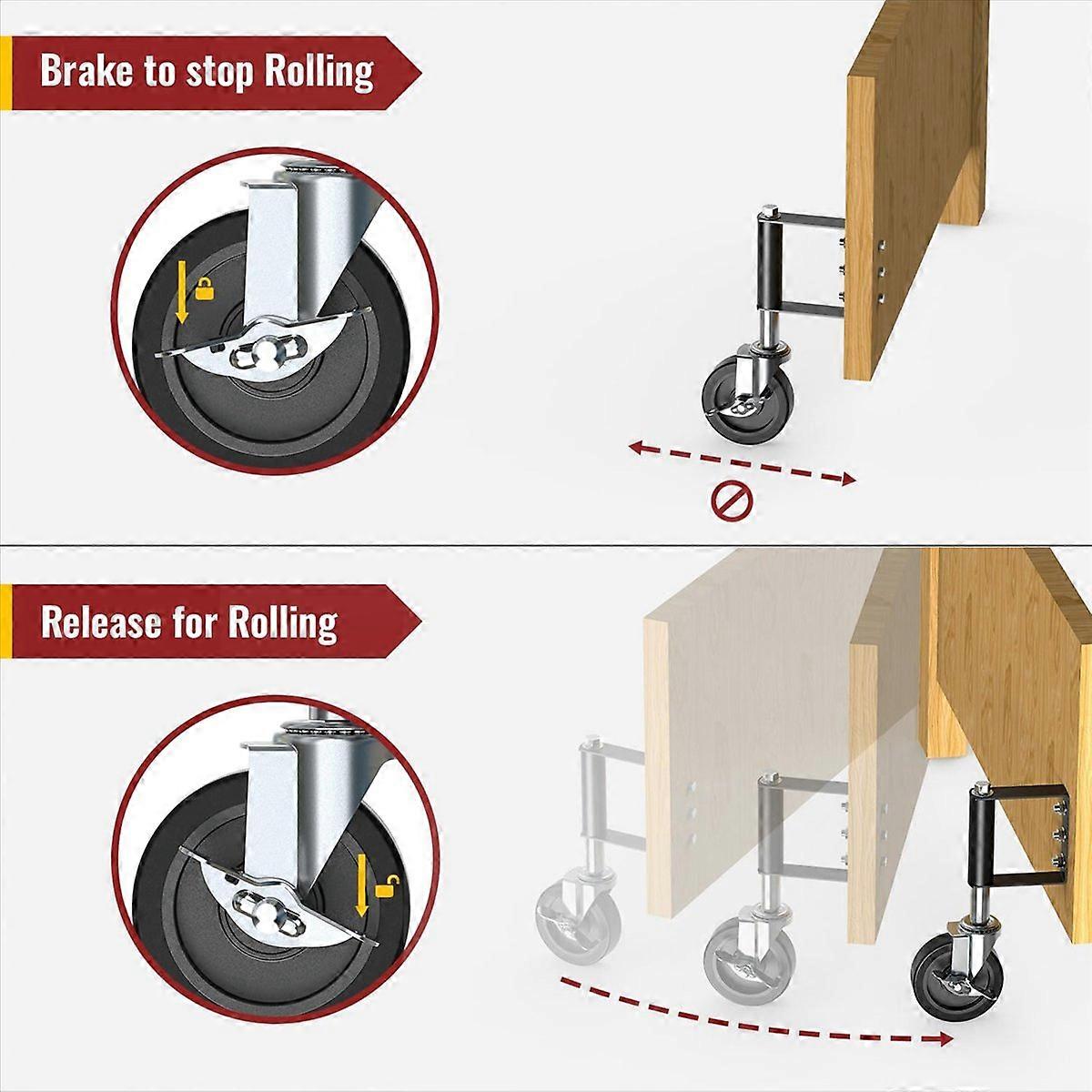 Heavy Duty Gate Caster, Spring Loaded Gate Wheel