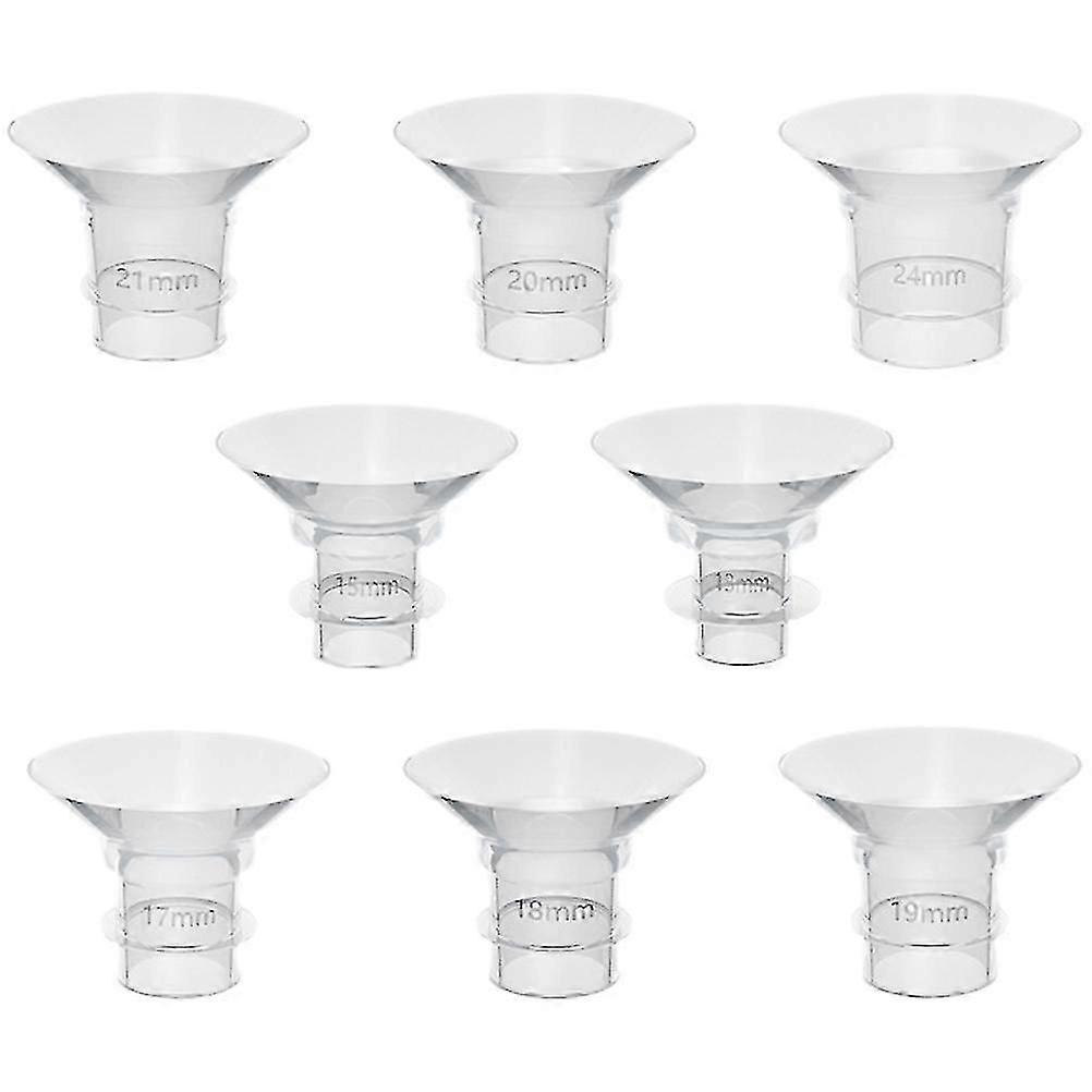 8 pcs Silicone Breast Pump Flange Inserts - Replacement Parts for Comfortable Pumping