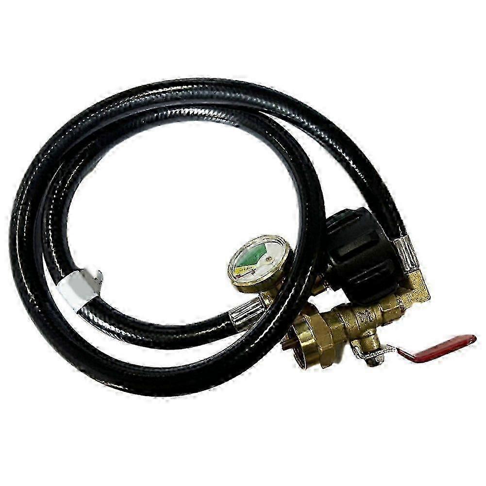 Latest Model Flexible Propane Refill Adapter Hose Kit for Convenient Propane Refilling