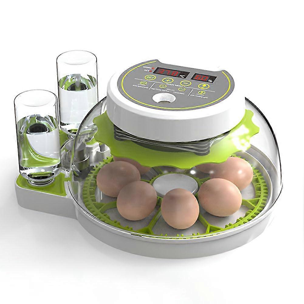 Chicken Egg Incubator Auto Egg Turner Temp Ctrl 8/12/18 Capacity 360Deg Clear Candler Chickens Ducks Geese Quail