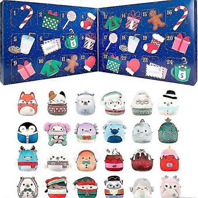For 24 Micromallows Holiday Advent Calendar 2025 Squishmallows Advent Calendar Suitable For Everyday