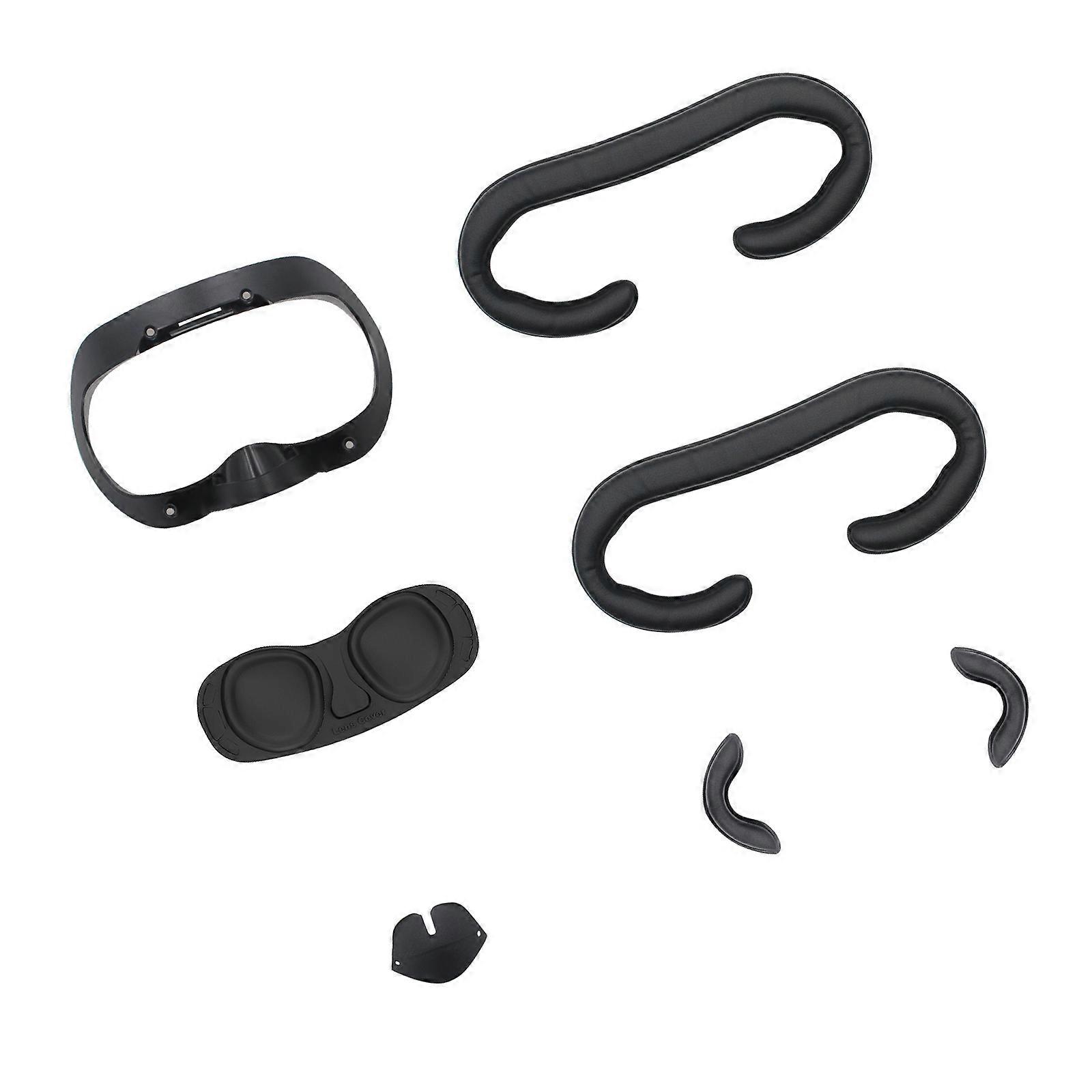 Quick Release VR Face Pad Kit Featuring Breathable PU Cover And Washable Sponge Padding Multicolor