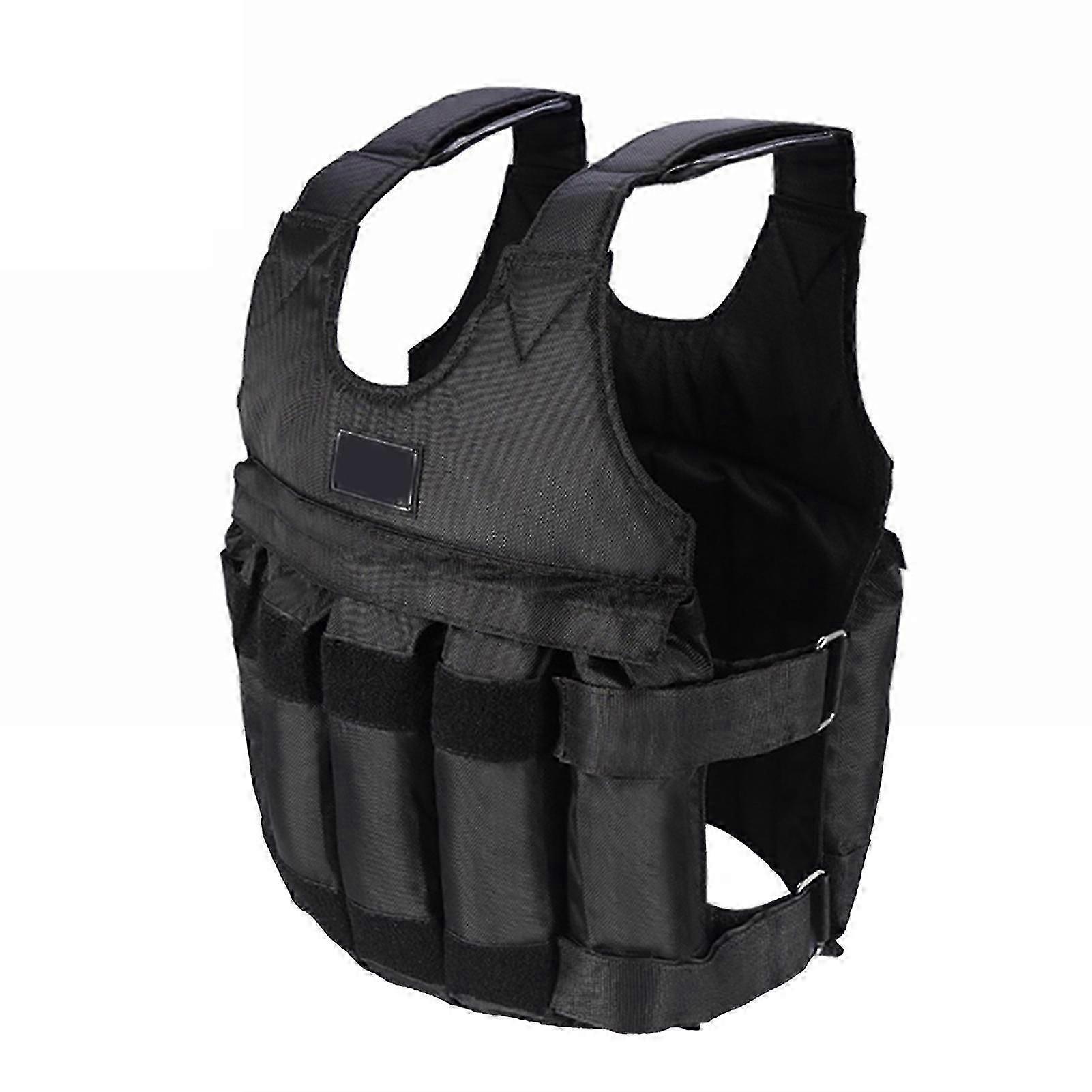 調整可能なフィットネス加重ベスト 20kg 50kg エクササイズトレーニングフィットネスジャケットジムワークアウトボクシング