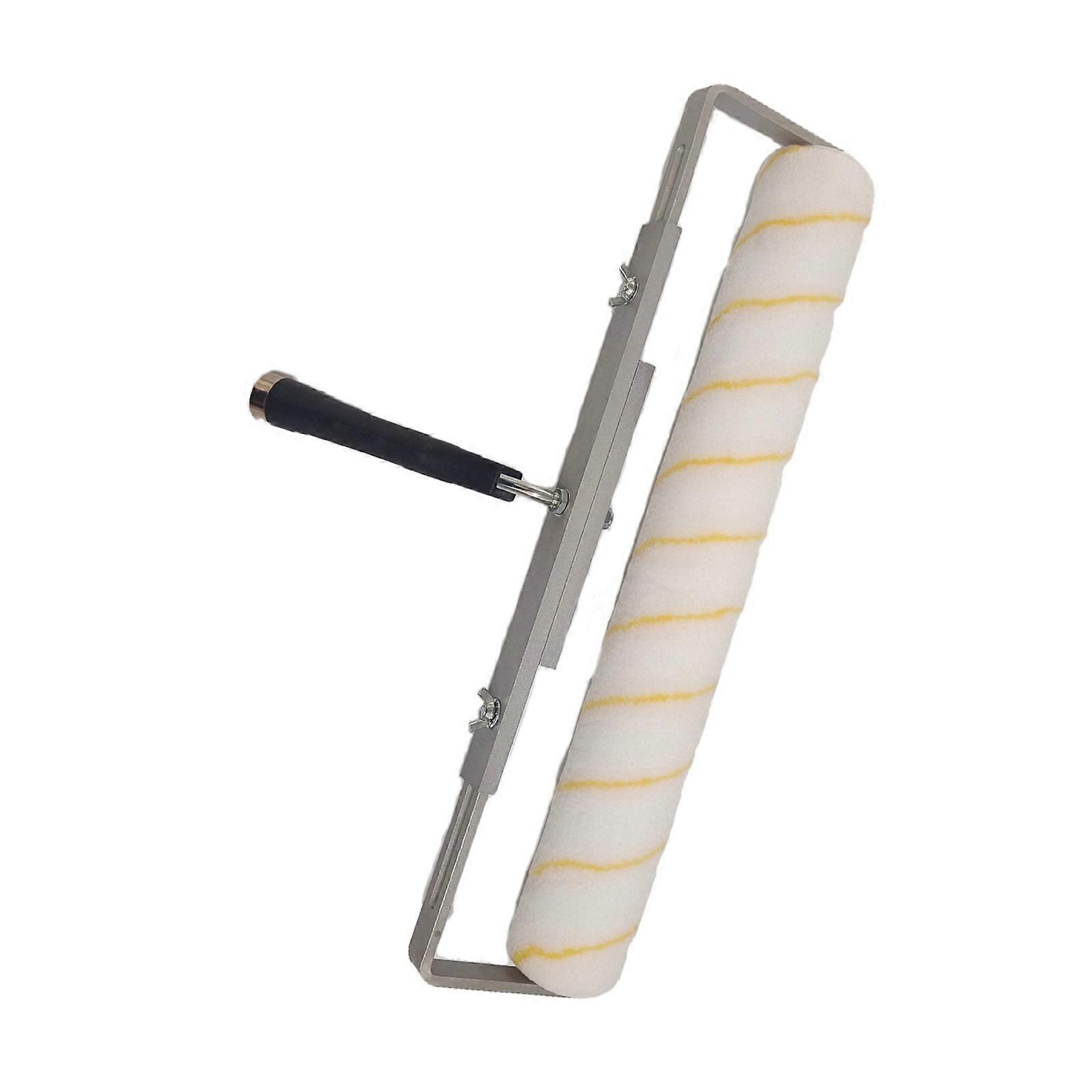 Complete Painting Set With Drywall Texture Rollers and Roller Frame Convenient for Wall Surfaces Finishes Daily Use  Yellow