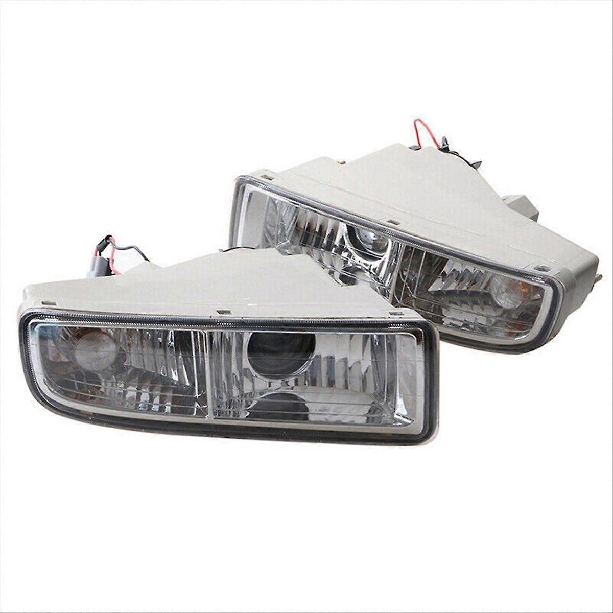1 Pair Front Bumper Lights Left & Right Halogen Driving Fog Lamps 1998-2007 for Lx470 81040-60020