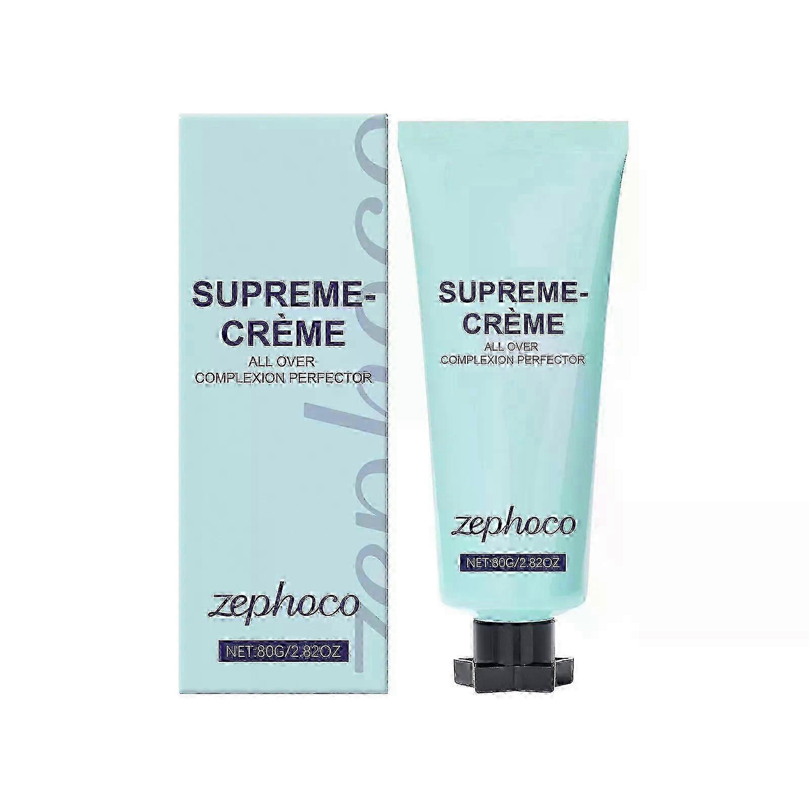Supreme Creme All Over Complexion PerfectorFond de teint crème anti-cernes longue durée - Améliorer le teint terne, imperméable, adapté au c