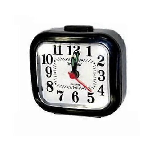 Room Mini Analog Alarm Clock Wake Battery Operated Portable Alarm Clock