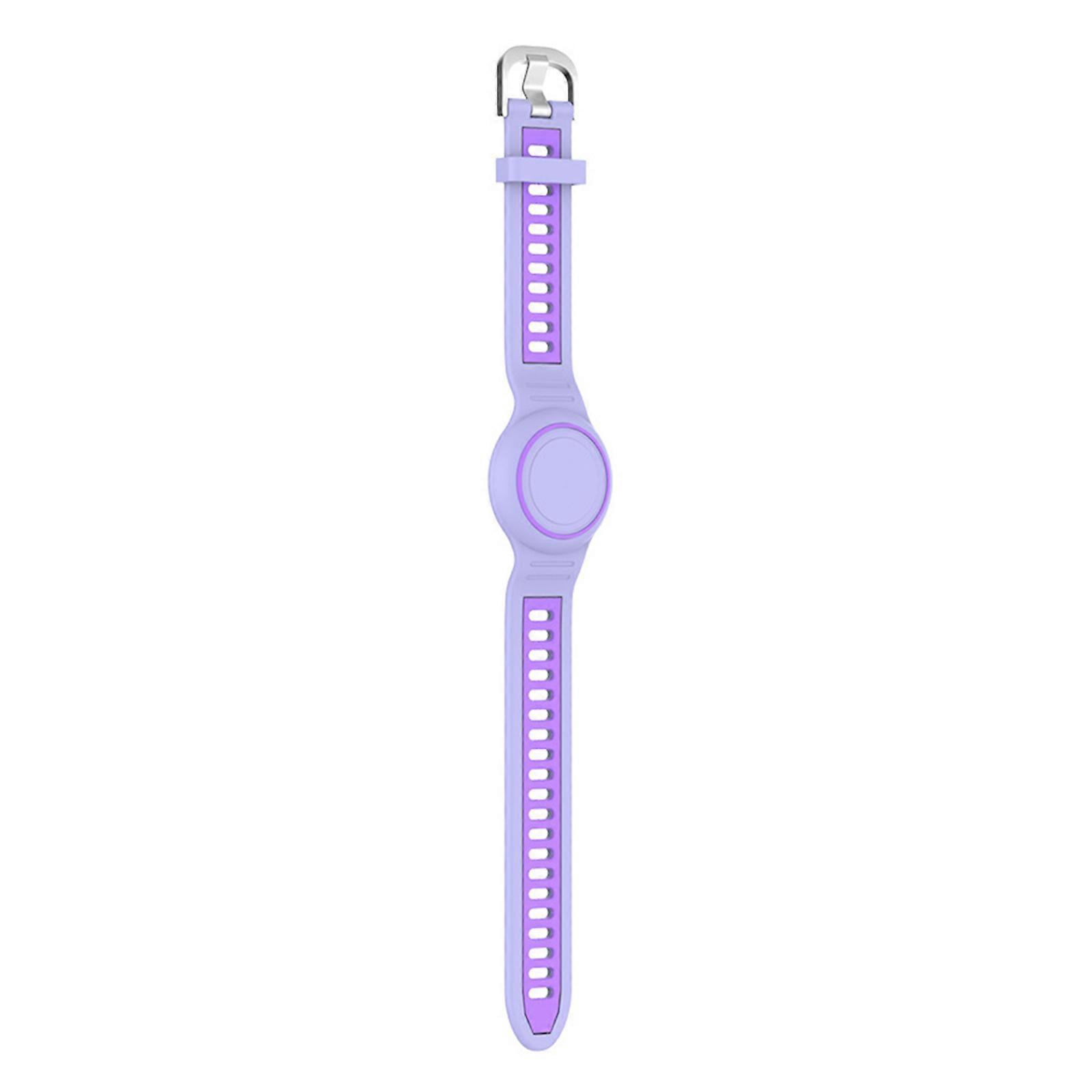 Waterproof Silicone Straps Holder Compatibility With Tracking Device Secure Sweatproof Design Easy Installation  Purple