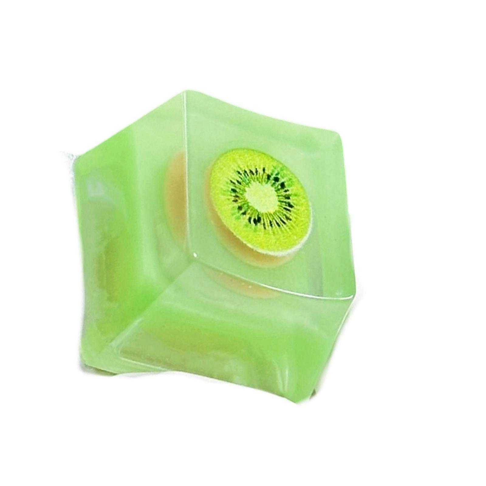 Fruit Shaped Clear Backlits Keycap For Mechanical Keyboards Switches Glowing Resin Keycap Replacement Multicolor