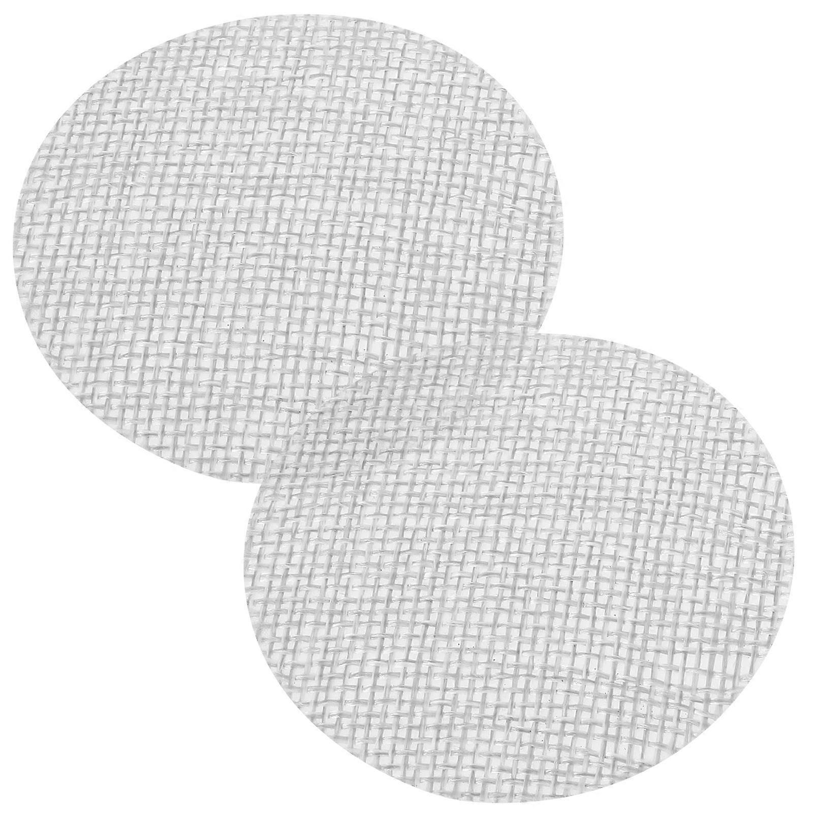 Silver Fabric Downlight Diffuser for Home Use 2Pcs Hanging Lamp Diffusers