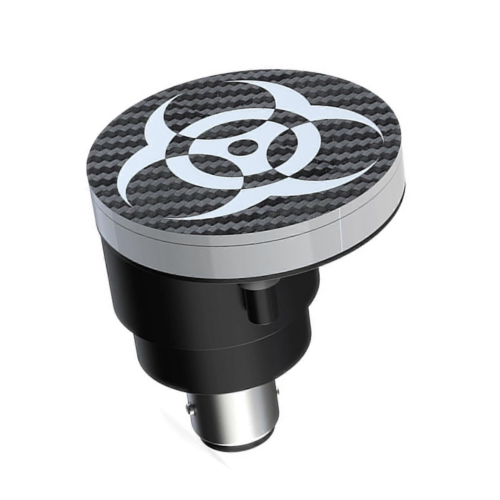 Motorcycle LED Auxiliary Brake Lamp ABS Shell Enhanced Visibility Weatherproof Long Lasting Multicolor