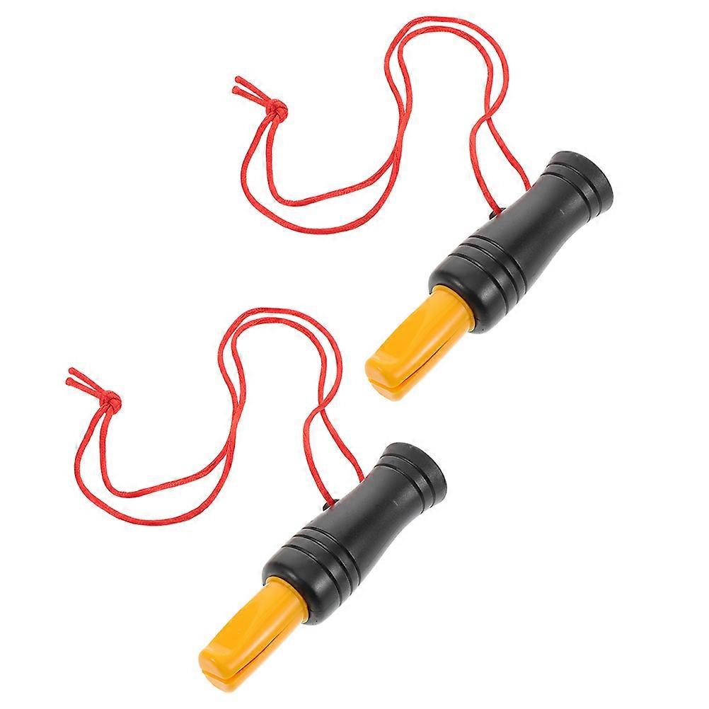 Outdoor Duck Call Whistle for Realistic Sound Imitation 2Pcs Plastic Set