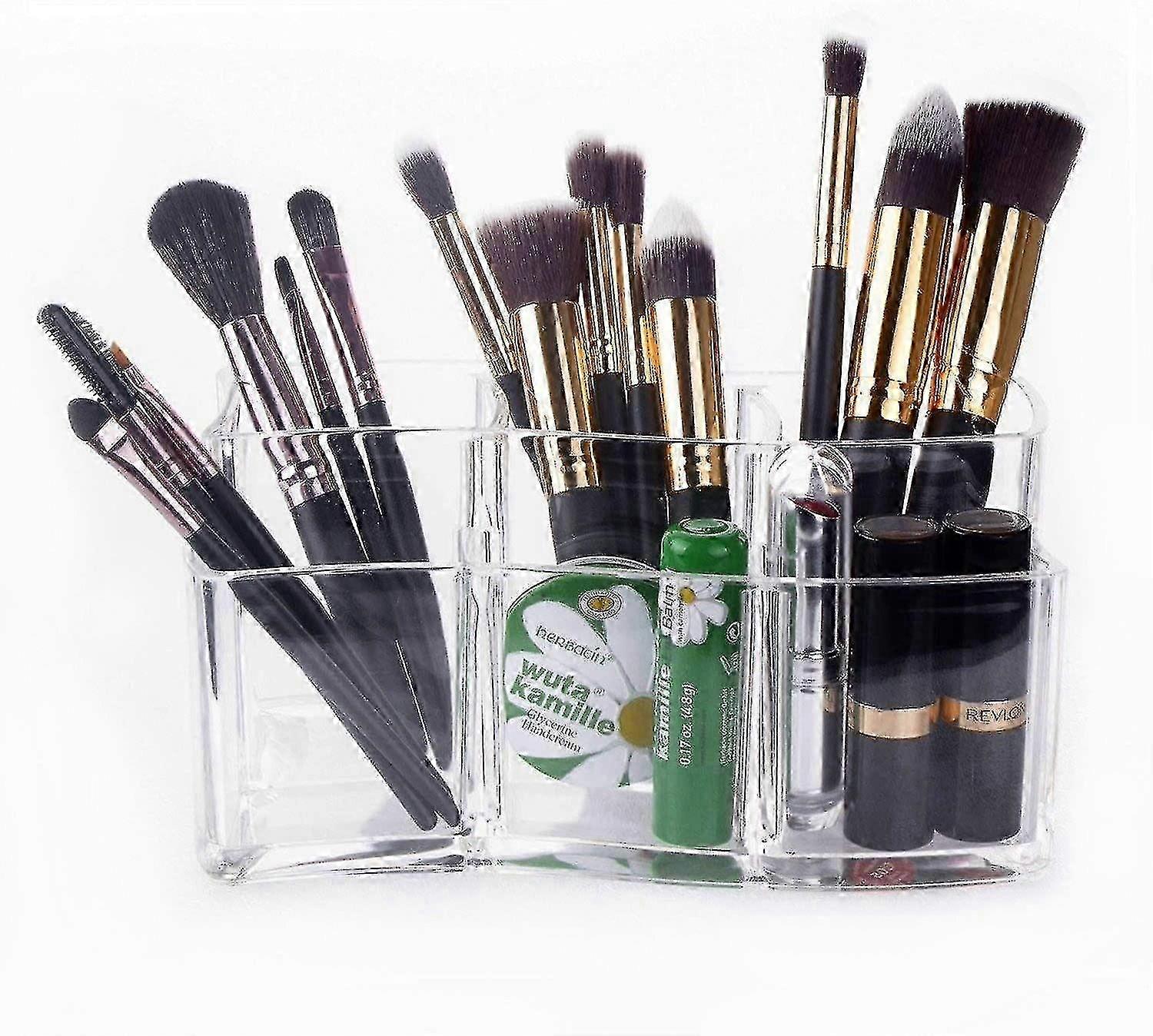 Makeup storage box acrylic cosmetic storage box suitable for makeup brushes