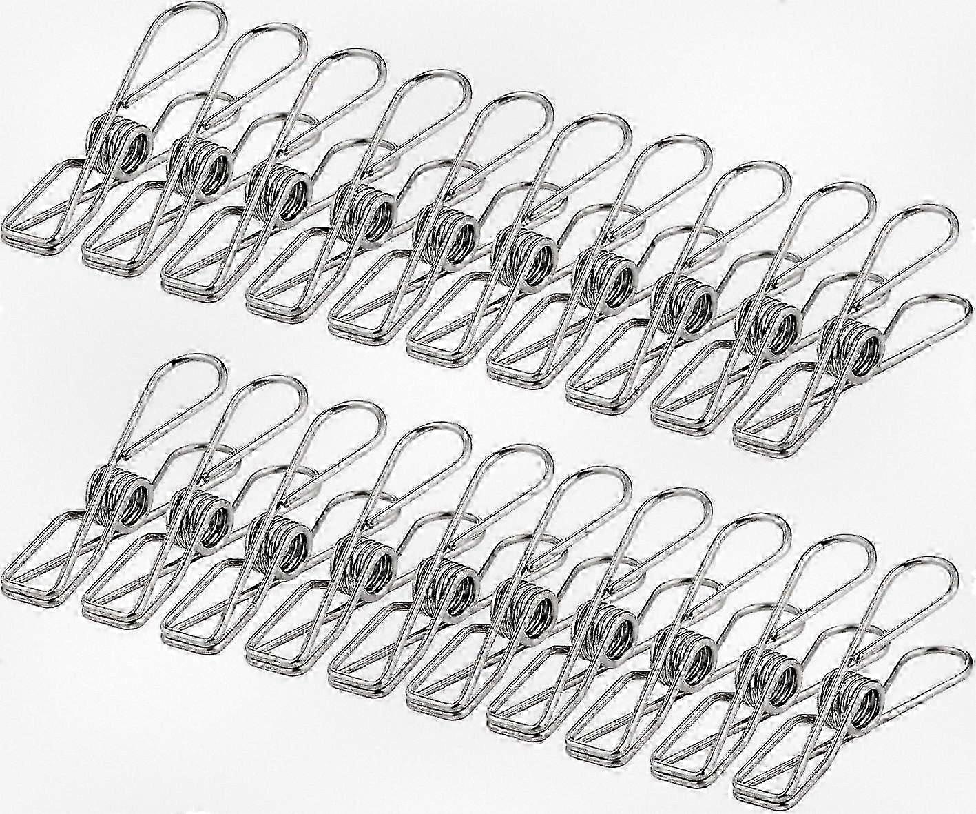 Stainless Steel Clothes Pins Durable Rust-Resistant Unbreakable Clips