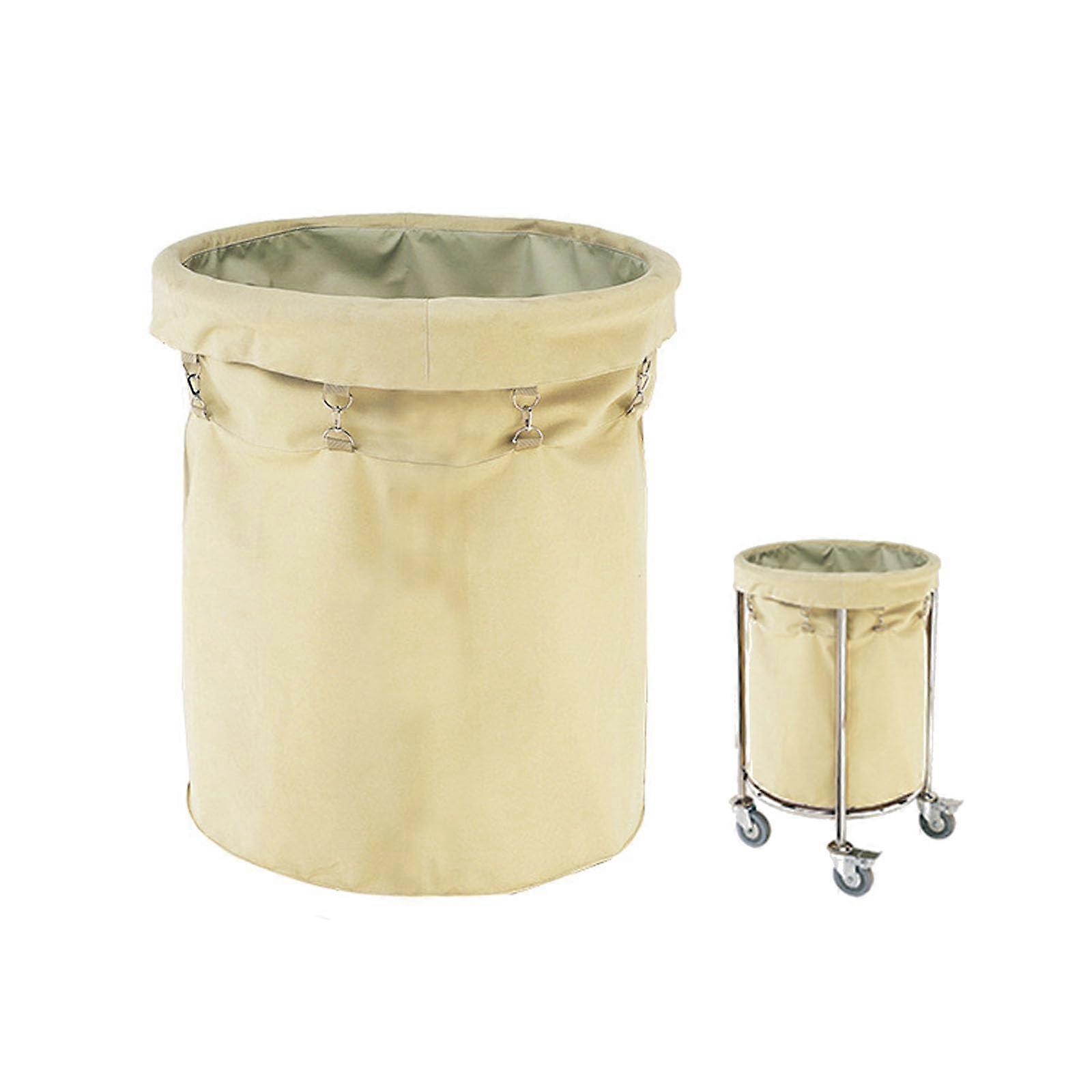 Replacement Liner Bag for Round Laundry Cart Oxford Cloth Removable Insert for Rolling Basket Storage