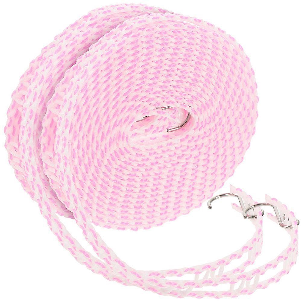 2pcs Portable Clothesline Windproof Travel Clothesline Backyard Laundry Clothes Line