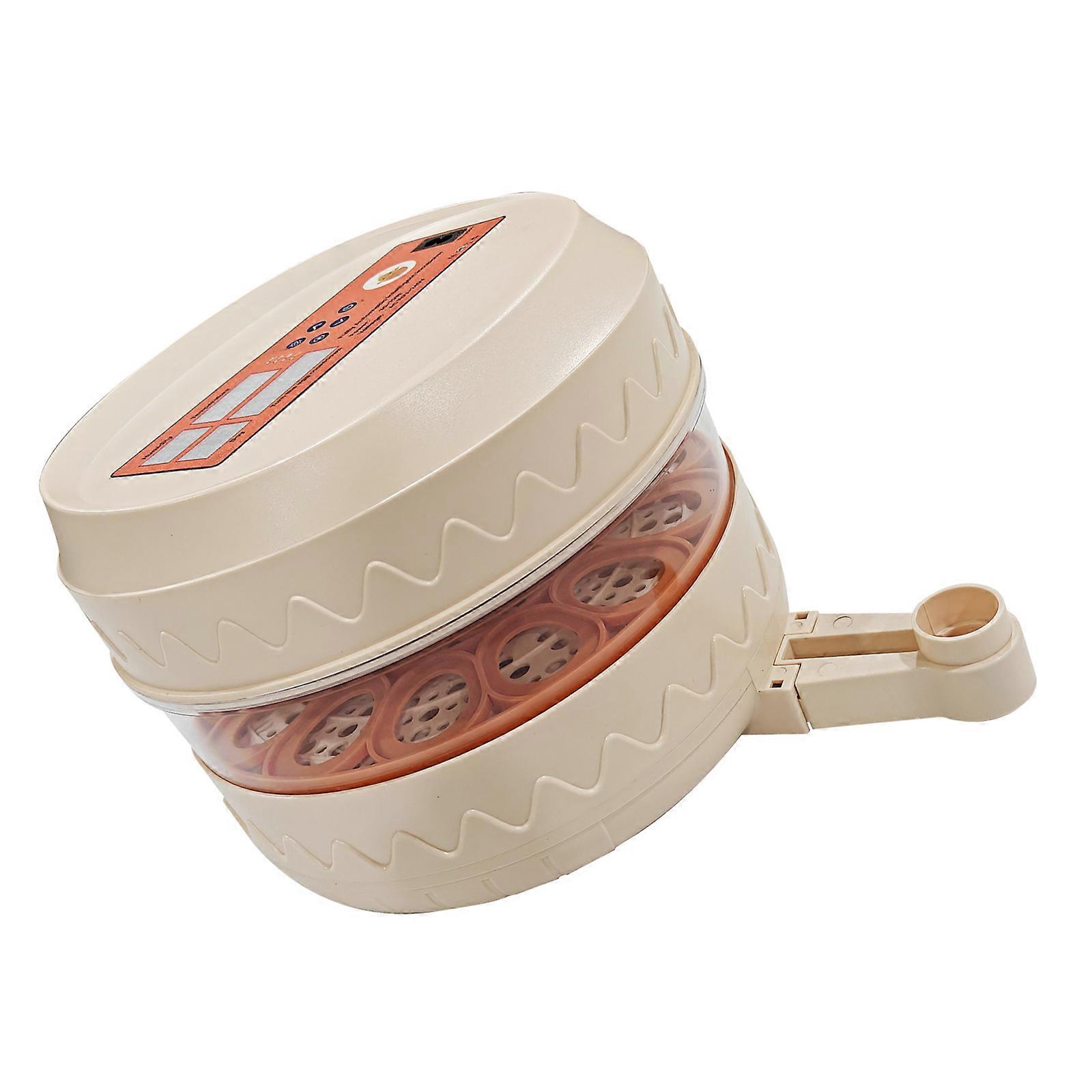 Poultry Incubator Machine Automatic Eggs Incubator with Digital Humidity Monitor For Home Hatchery Lab Chicken Duck Eggs  Yellow