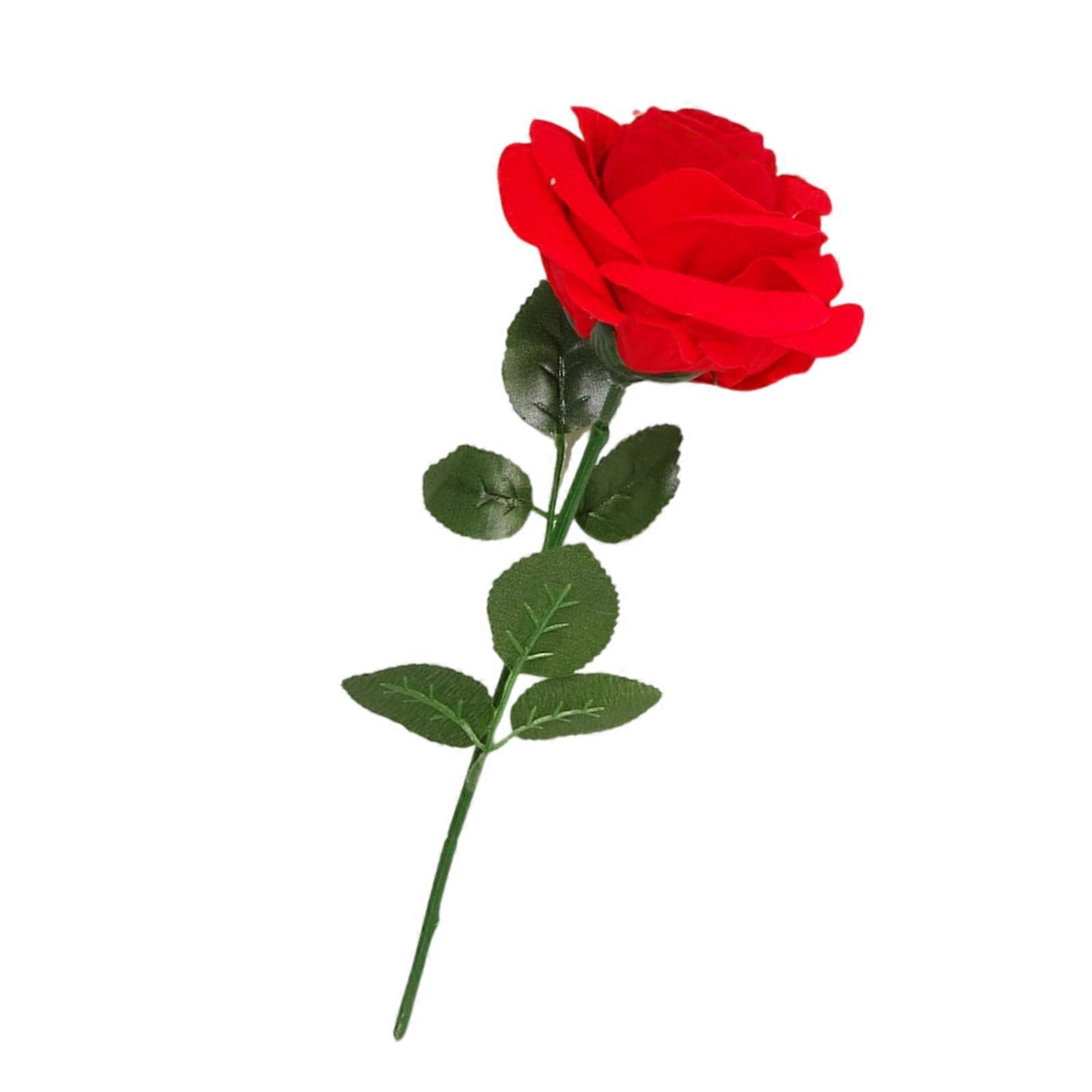 Exquisite Elegant Rose Rings Box With Soft Flocking Lining Materials Accessory for Special Occasions Organization Multicolor