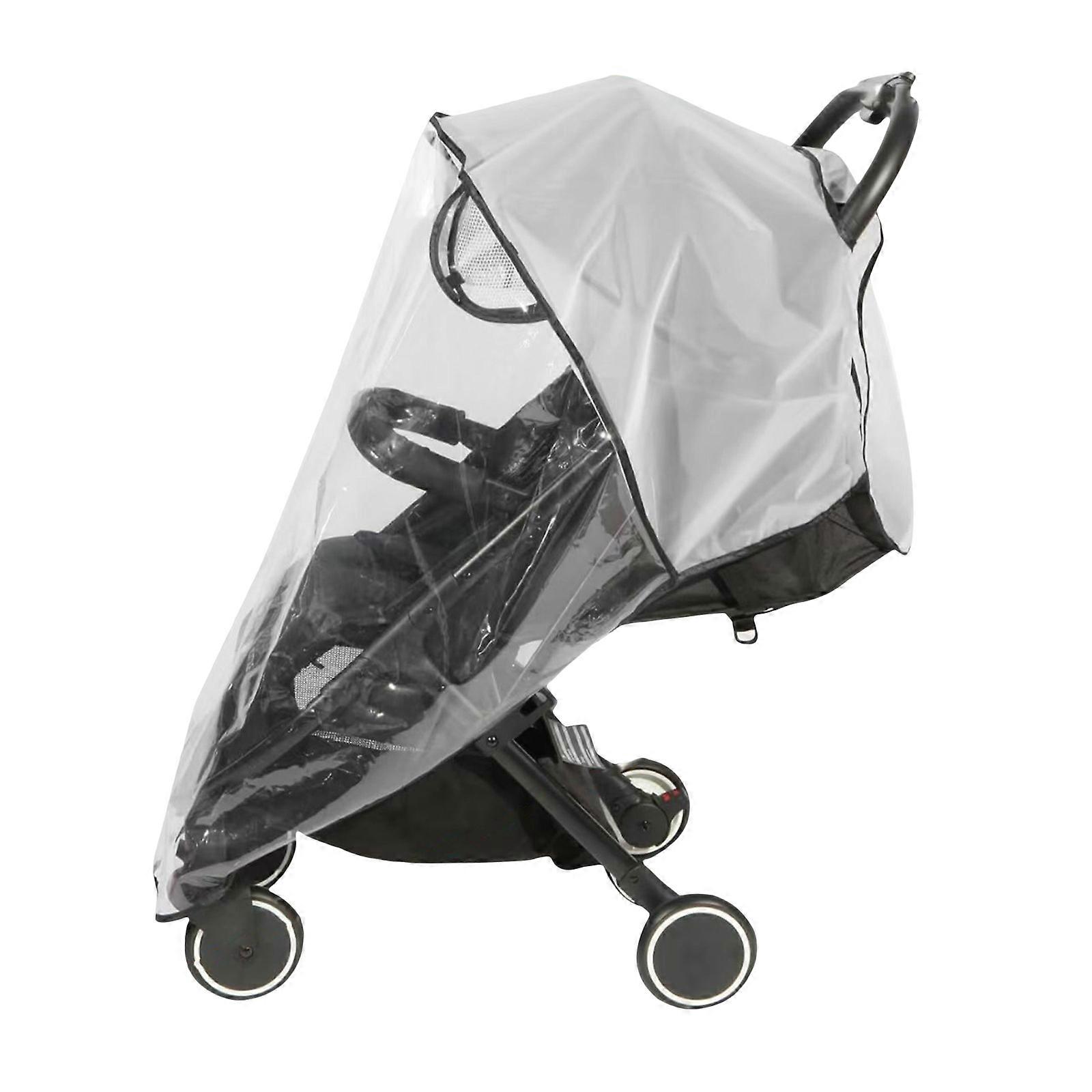 PEVA Cart Rain Cover Dustproof and Windproof Strollers Rain Case Protector Multifunctional Baby Strollers Accessory Multicolor