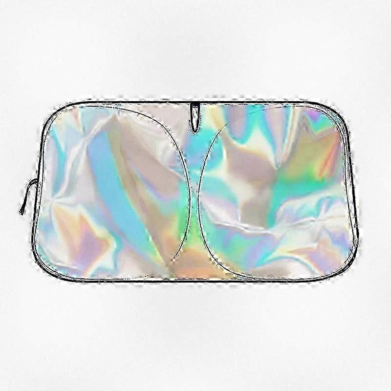 Foldable Car Windshield Sunshade for Front Window, Easy to Install and Store, Blocks UV Rays, Size 145 x 80cm