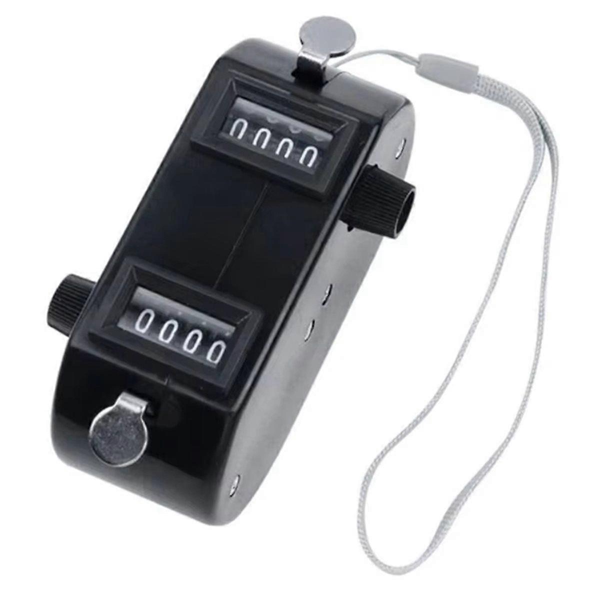 New Portable Bidirectional Counter Hand Two-Way Clickers Black Counter for Golf Score Keeper