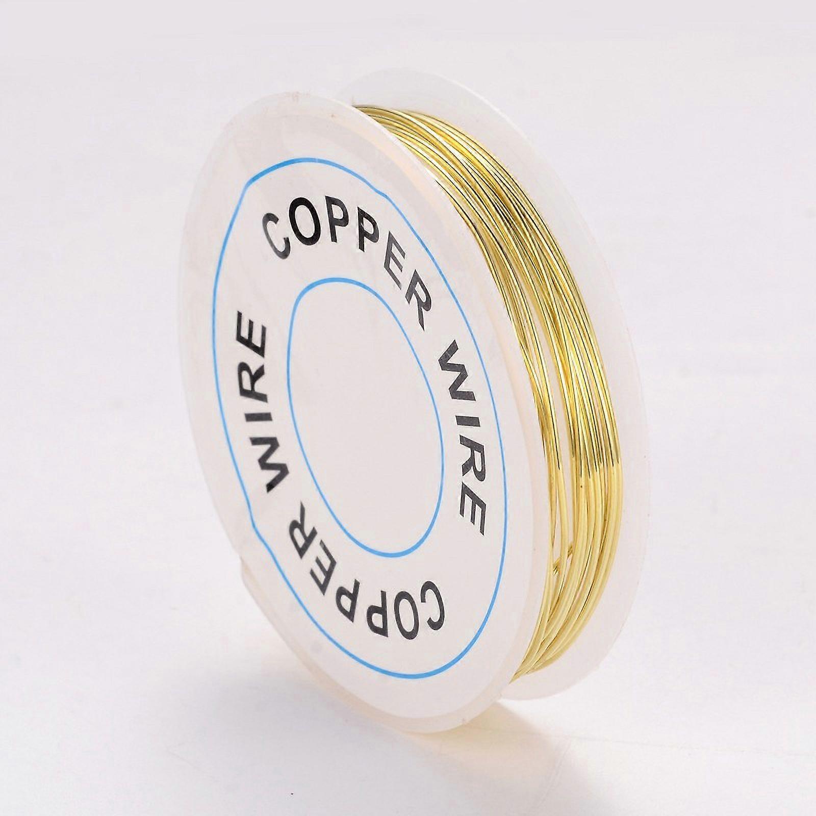 Round Copper Jewelry Wire Gold