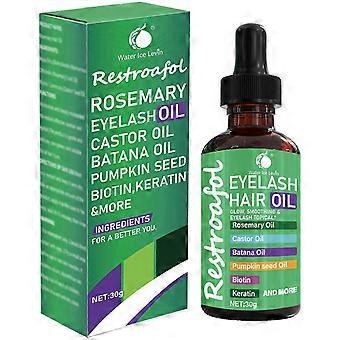 for Rosemary Eyelash Hair Oil For Growth with Castor Oil Batana Oil Pumpkin Seed Oil Peppermint Oil 