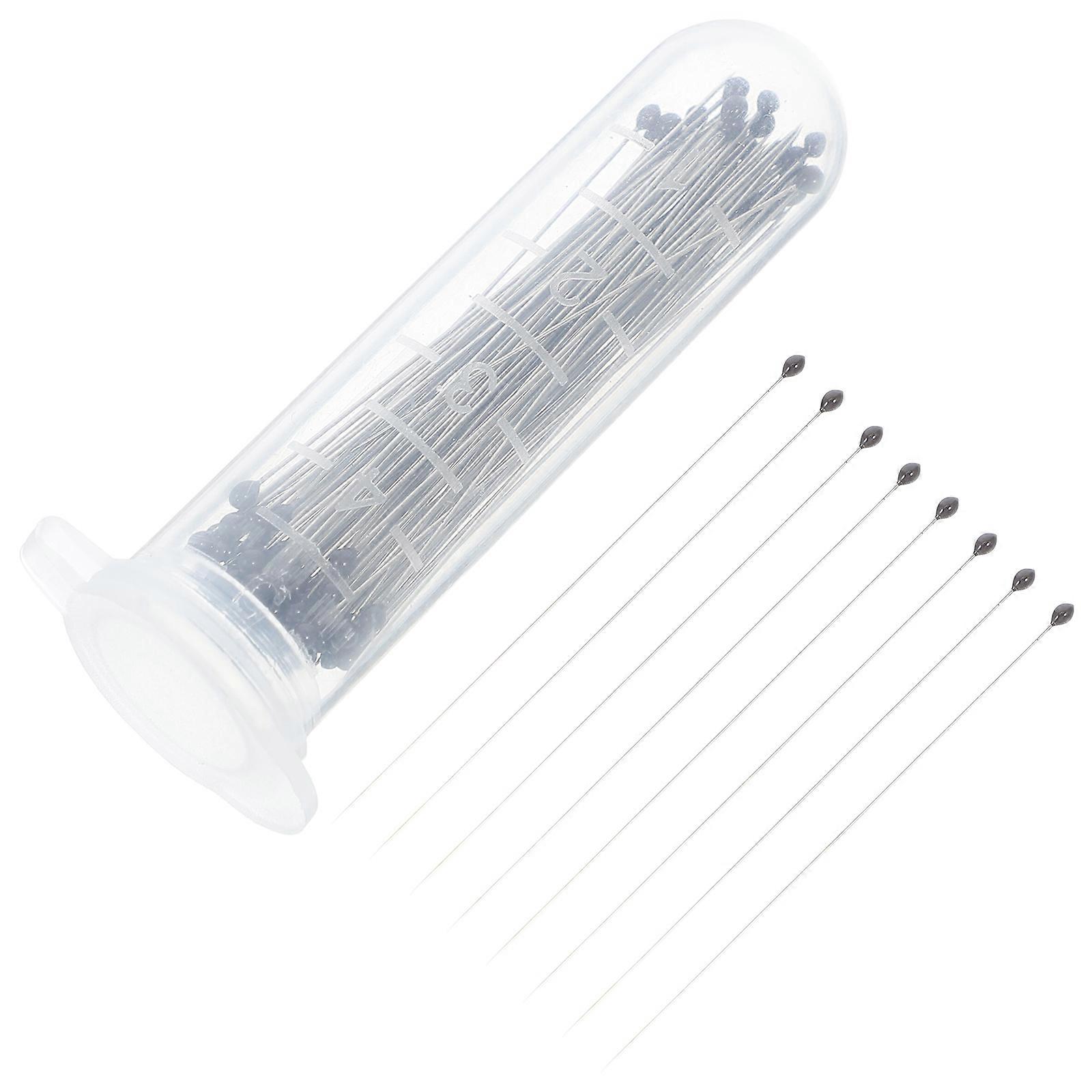 Hemoton 100pcs Stainless Steel Insect Specimen Mounting Pin Set Insect Mounting Supplies Tools Kit with Display Guide for Insect PinNING