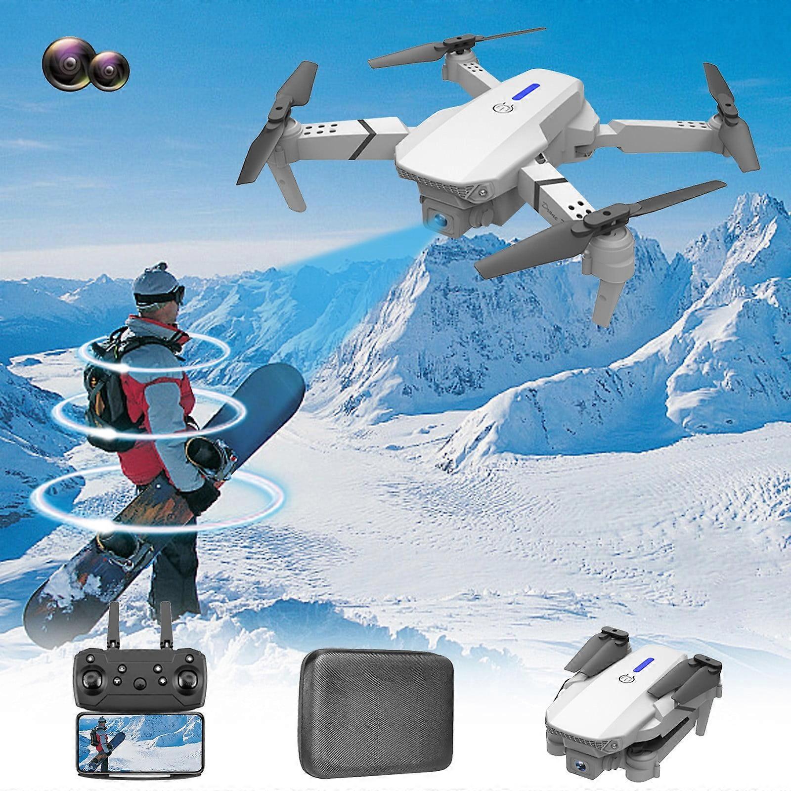 Cyber Monday Deals 2024: Viflosae Foldable FPV Drone with 1080P HD Camera, Optic-flow, Altitude Hold, Headless Mode, Speed Adjustment, Gesture