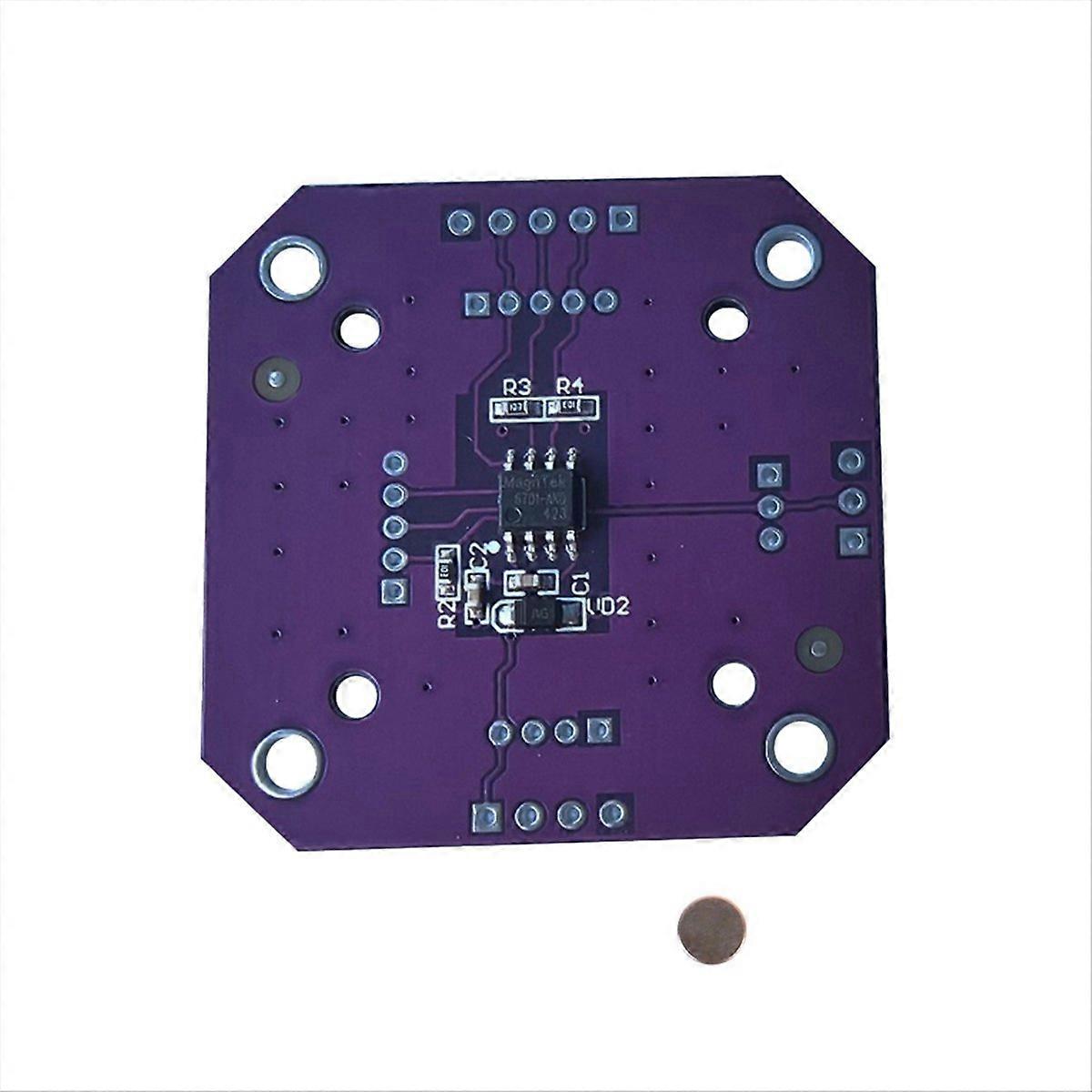 YYC-MT6701CT Magnetic Induction Angle Measurement Sensor Module