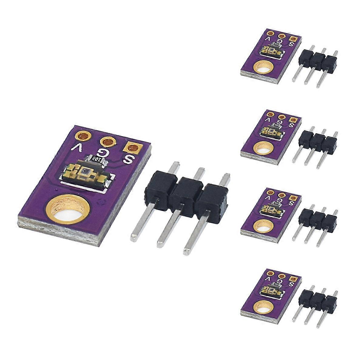 5Pcs TEMT6000 Light Sensor Professional TEMT6000 Light Sensor Module for Arduino