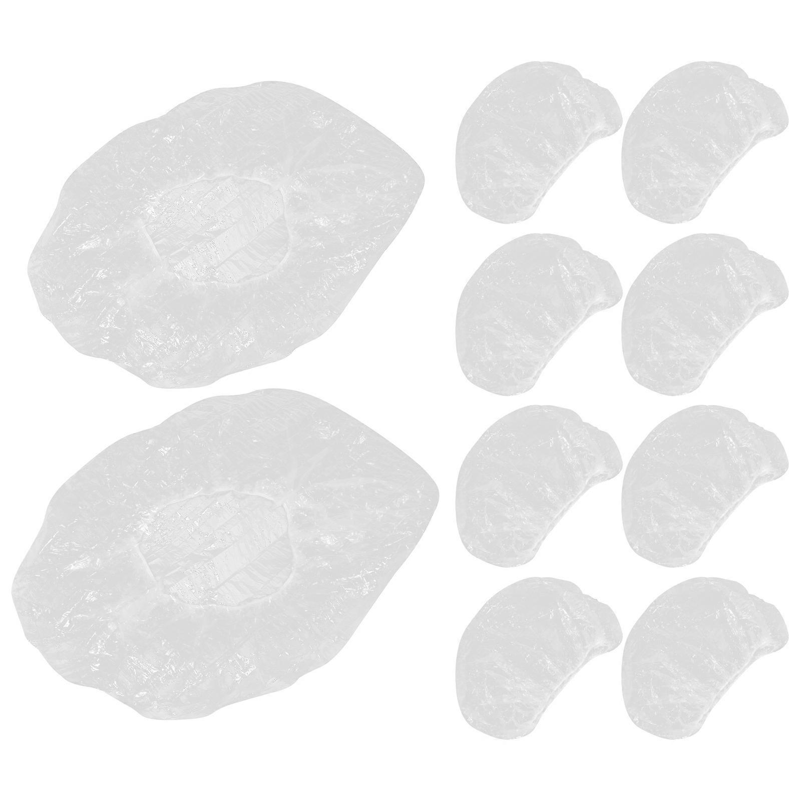 10Pcs Waterproof Transparent Backpack Rain Cover for Protection Plastic