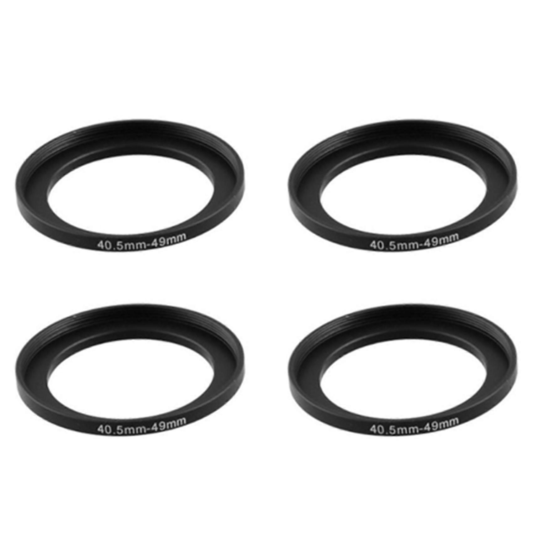 4X Replacement 40.5mm-49mm Camera Metal Filter Step Up Ring Adapter