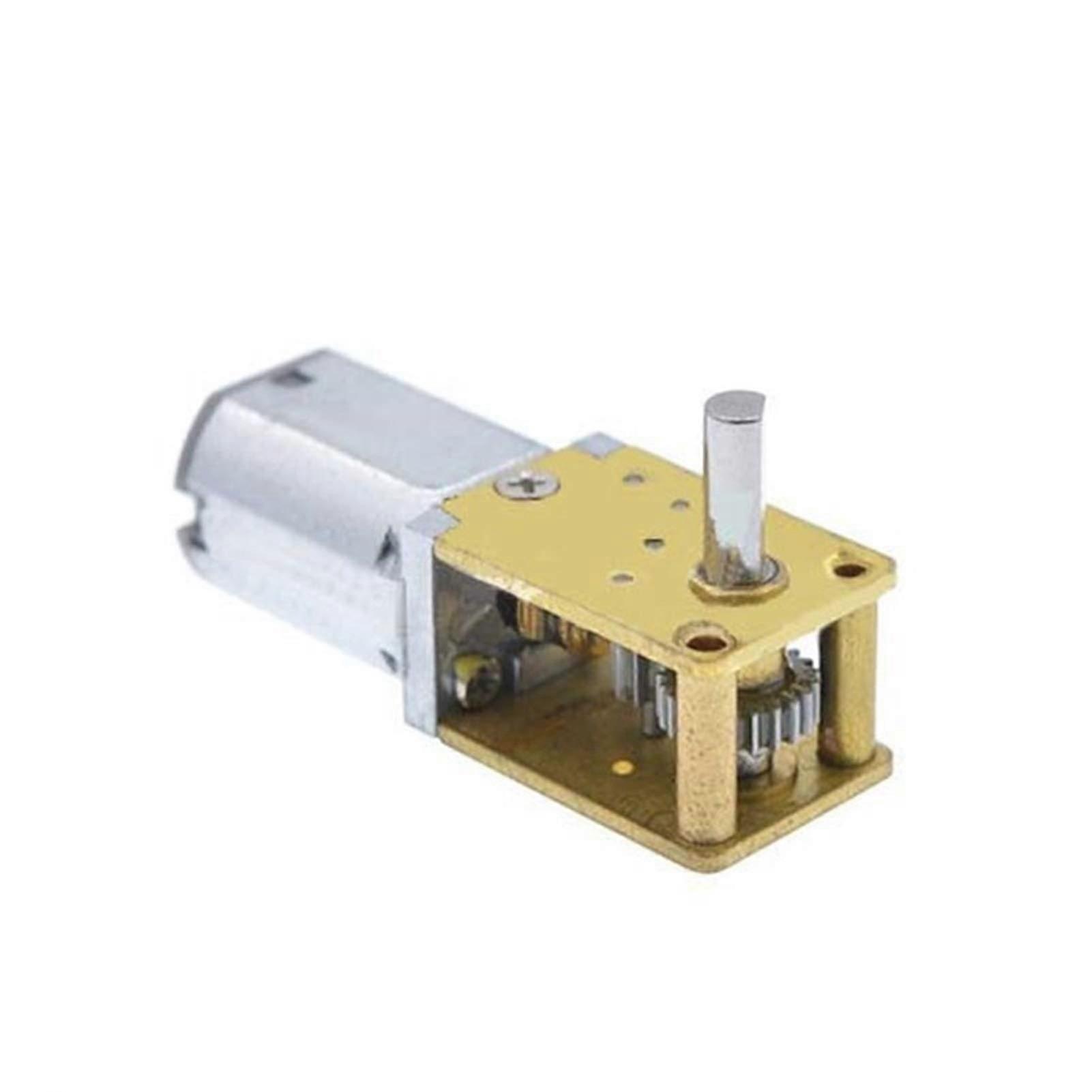 DC Gear Motor 3V 30RPM Low Speed Precision Micro Electric Reducer with Compact Shaft Design