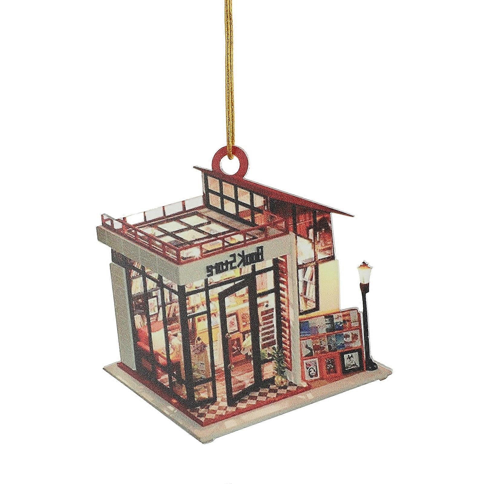 Christmas Bookstore Ornament