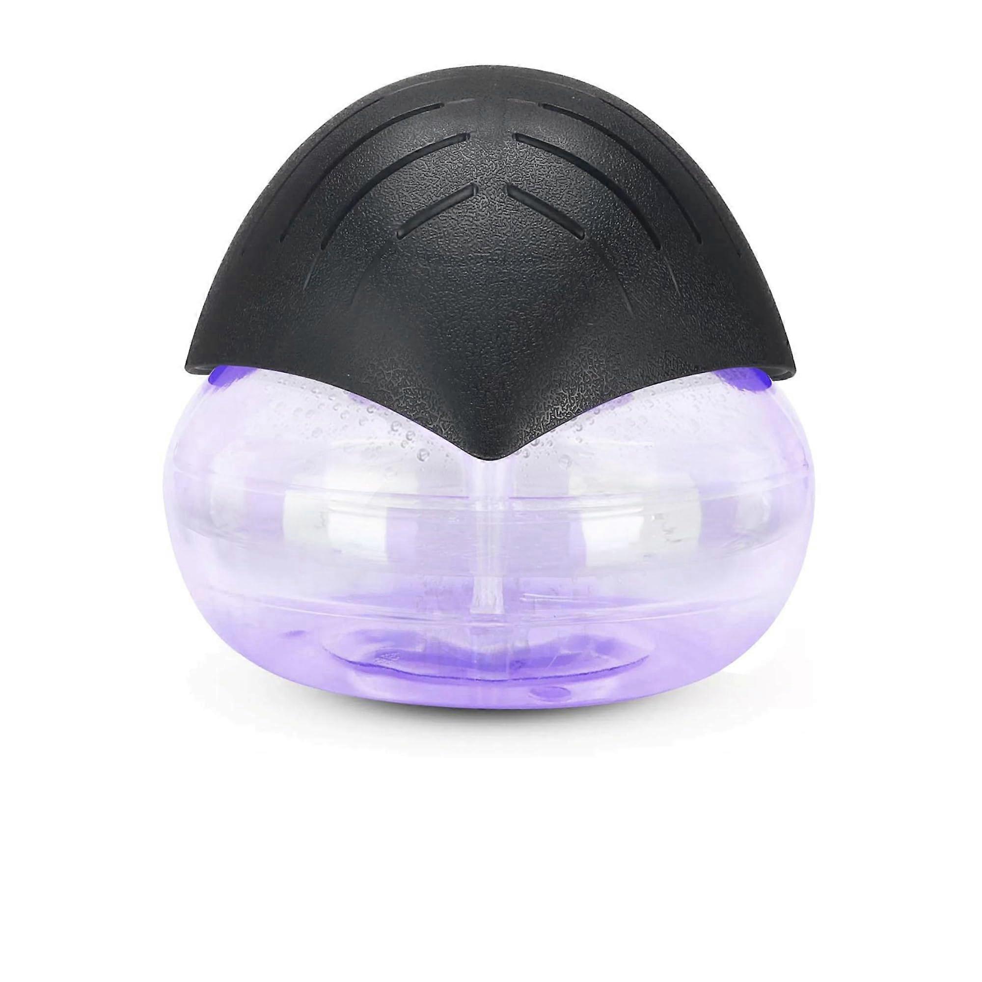 Small Air Purifier with 7 Color LED and Essential Oils for Bedroom, Fast Odor Removal, Black