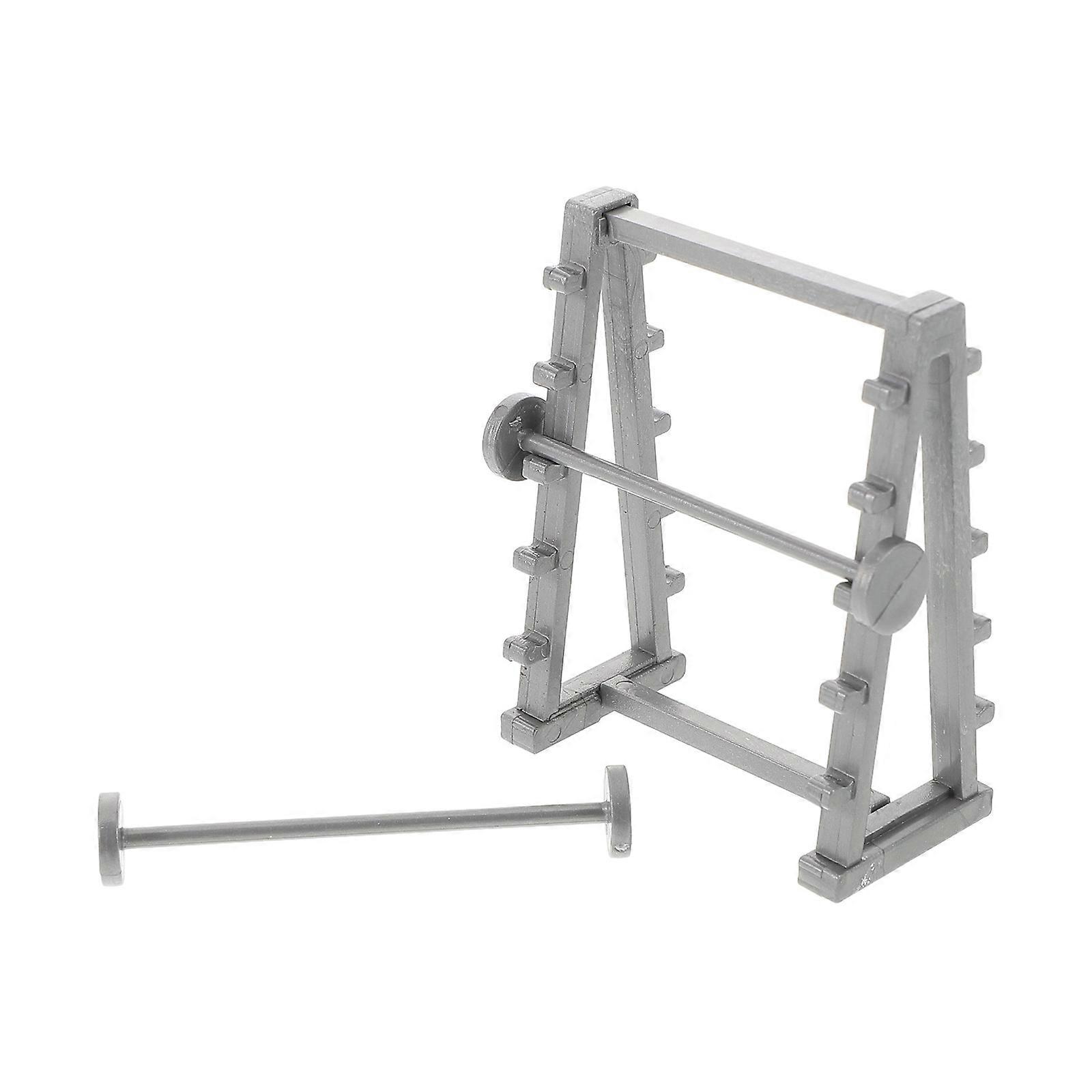 Fitness Miniature Equipment Building Model for Decor Plastic