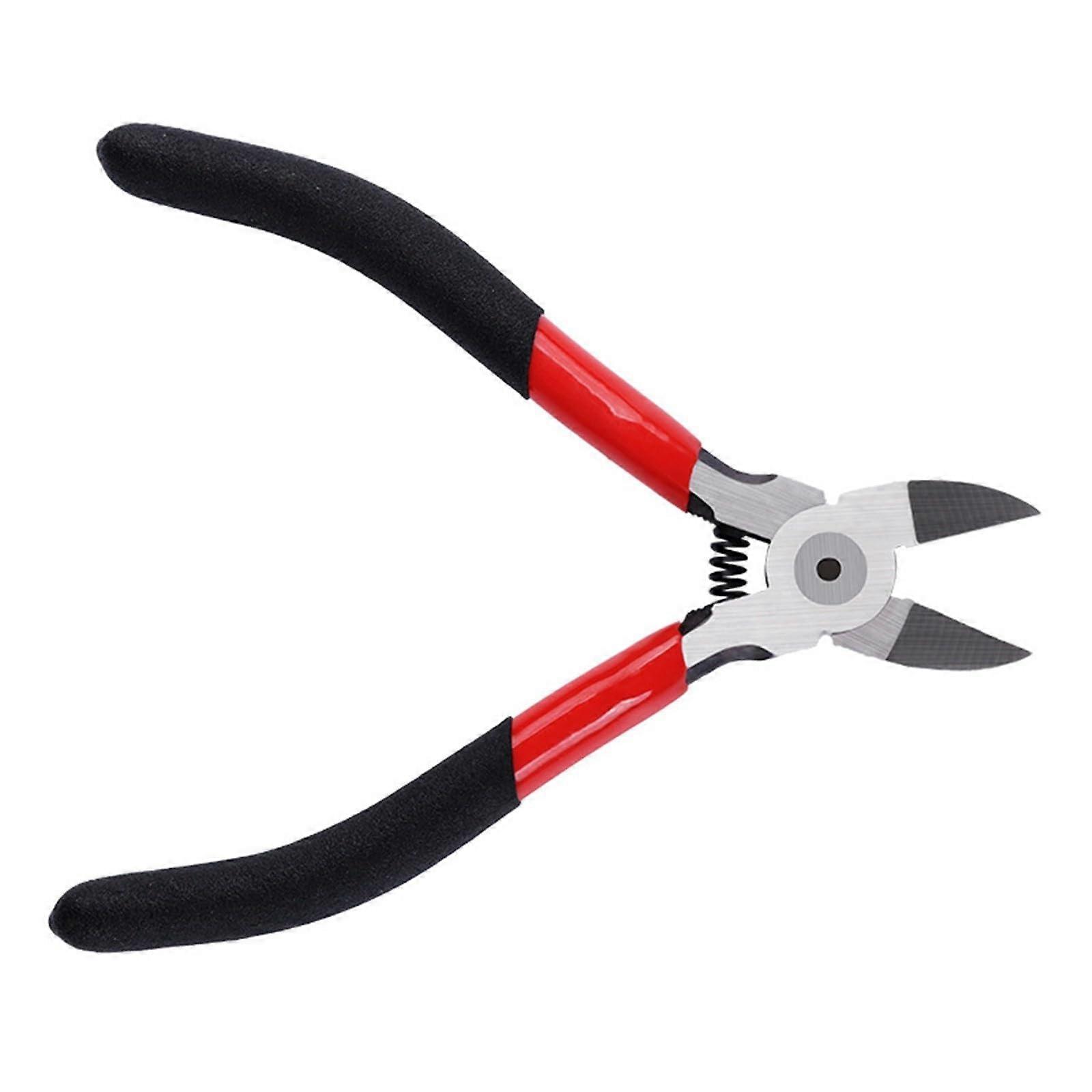 Professional Angled Tip Wire Cutter with Flush Cutting Precision and Ergonomic Grip for Jewelry Making