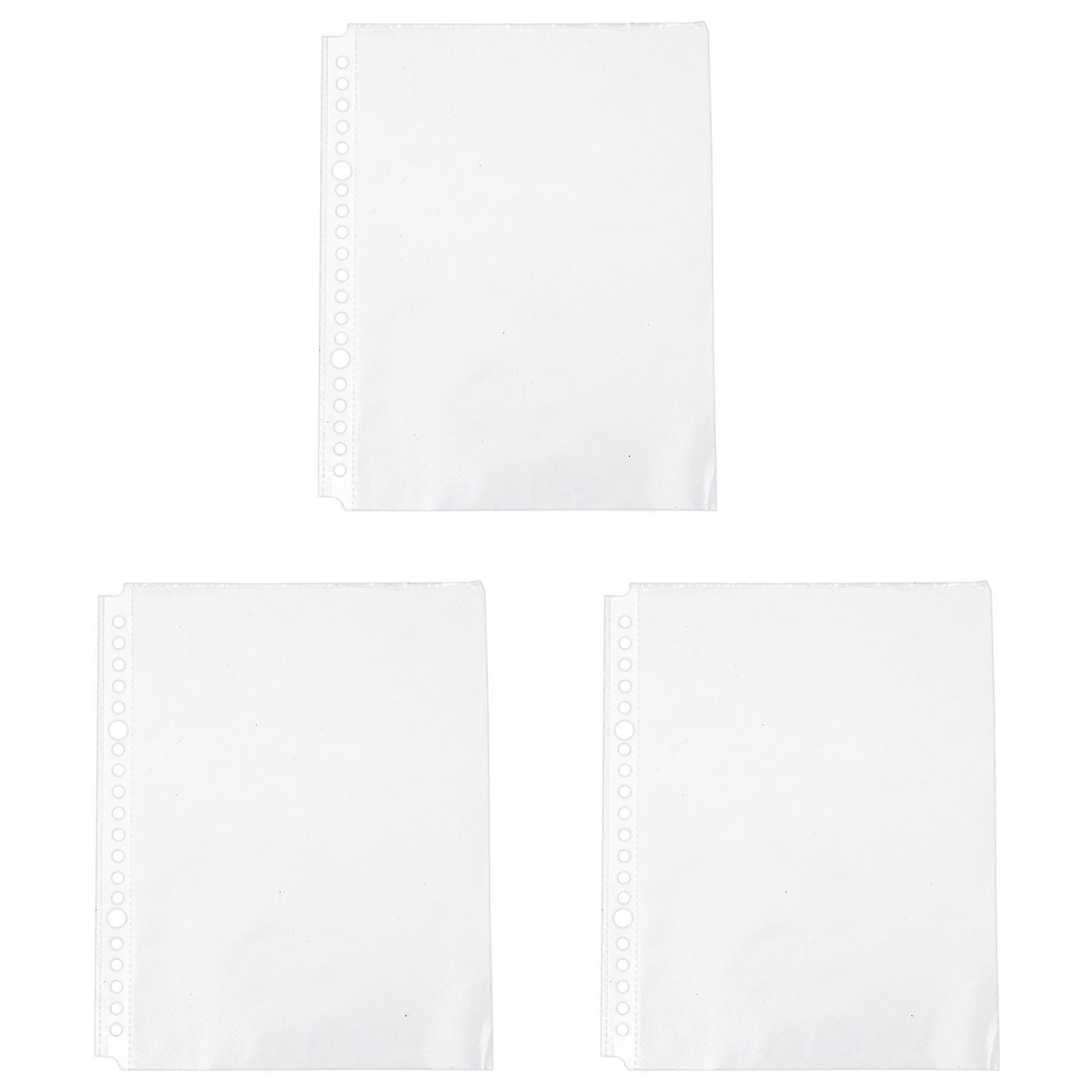 Pack of 600 A5 Clear Punched Pockets - Plastic Poly Folders