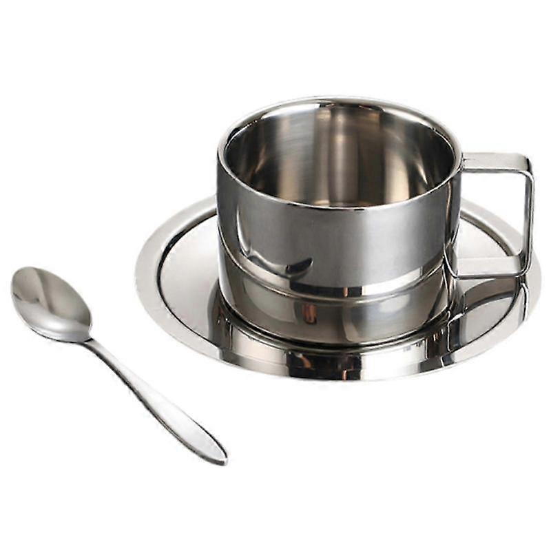 Coffee Mug Set Stainless Steel Reusable Dishwasher Safe