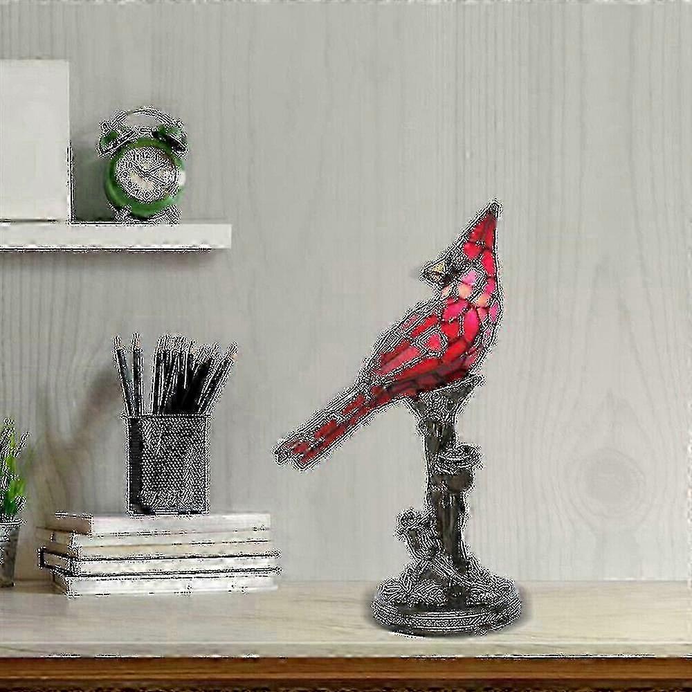 2025 Bird Table Light Red Cardinal Whimsical Accent Night Lights-3 High Quality