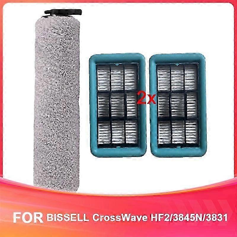 For CrossWave HF2/3845N/3831 Scrubbers Replaceable Roller Brush Filter Sweeper Accessories