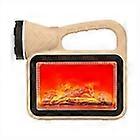Solar Lantern with Flame Multifunctional Lamp