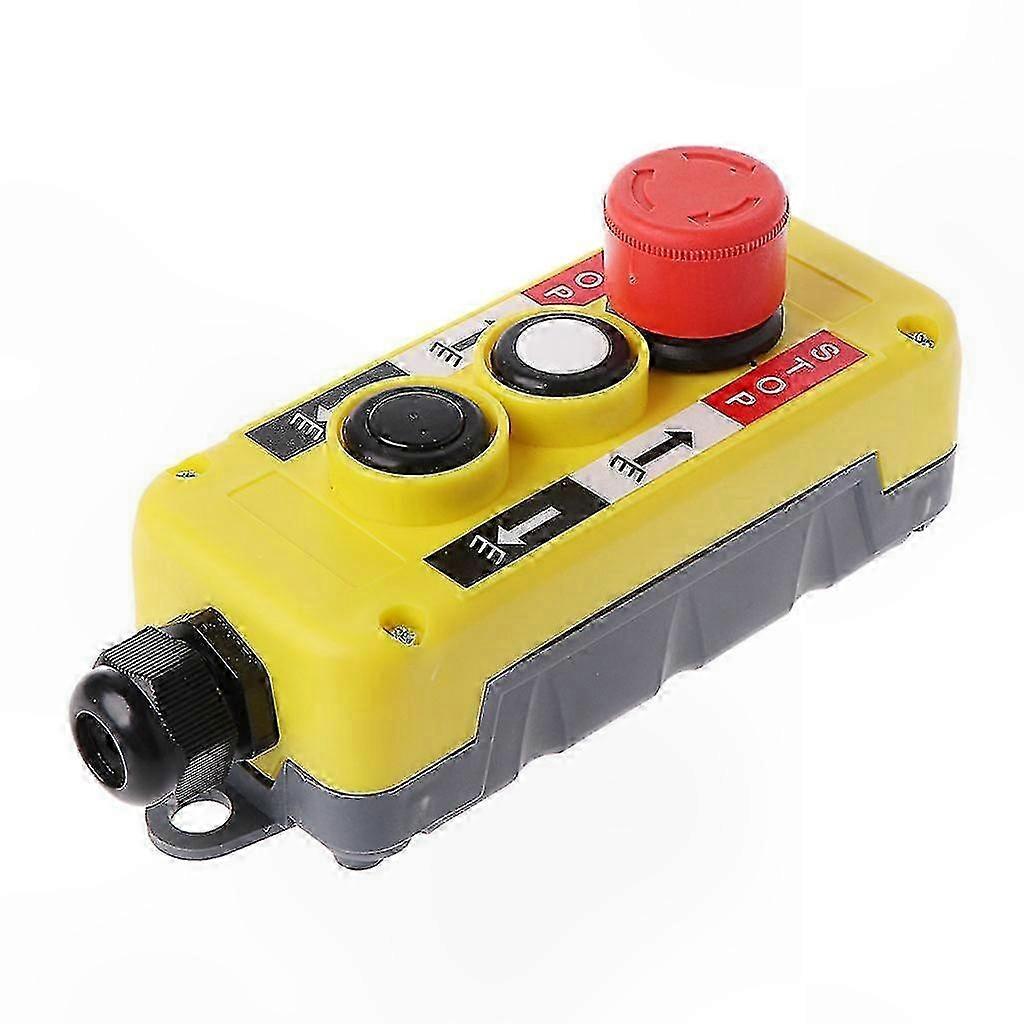 Waterproof Emergency Stop Push Button Switch for Crane Hoist Pendant Control Station