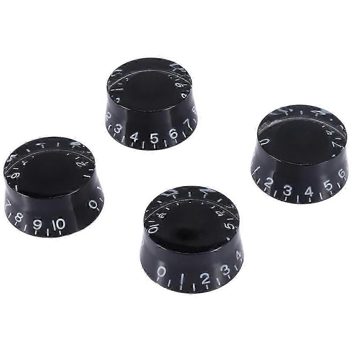 4Pcs Electric Guitar Top Hat Knobs Speed Volume Tone Control Knobs Compatible for LP Style Guitar