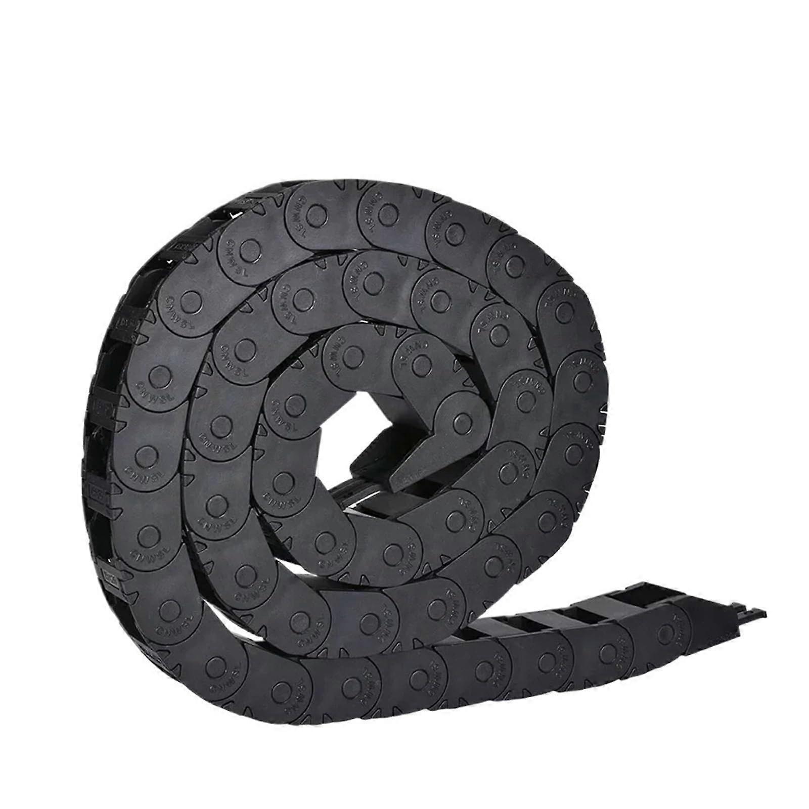 Open Type Cable Drag Chain 10x20 Plastic Cable Carrier with End Connectors for Easy Cable Management